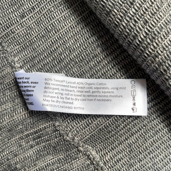 Eileen Fisher Tencel Cotton Simple Cardigan Maple Oat Size XL - Picture 6 of 9